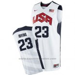 Maglia USA 2012 Kyrie Irving #23 Bianco