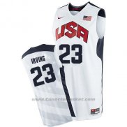 Maglia USA 2012 Kyrie Irving #23 Bianco