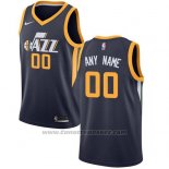 Maglia Utah Jazz Nike Personalizzate 17-18 Nero
