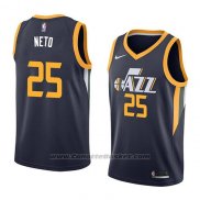 Maglia Utah Jazz Raul Neto #25 Icon 2018 Blu