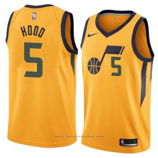 Maglia Utah Jazz Rodney Hood #5 Statement 2018 Giallo