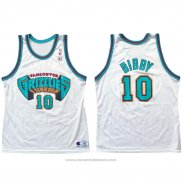 Maglia Vancouver Grizzlies Mike Bibby #10 Historic Retro Bianco