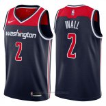 Maglia Washington Wizards John Wall #2 Blu 2017-18 Blu