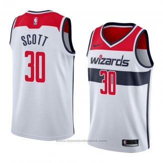 Maglia Washington Wizards Mike Scott #30 Association 2018 Bianco