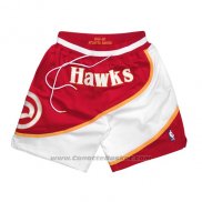 Pantaloncini Atlanta Hawks 1986-87 Rosso