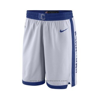 Pantaloncini Golden State Warriors 2017-18 Bianco