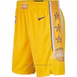 Pantaloncini Los Angeles Lakers Citta Giallo