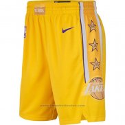 Pantaloncini Los Angeles Lakers Citta Giallo