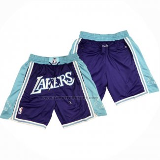 Pantaloncini Los Angeles Lakers Citta Just Don 2021-22 Viola