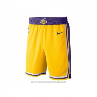 Pantaloncini Los Angeles Lakers Giallo