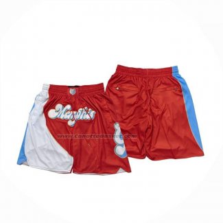 Pantaloncini Memphis Grizzlies Citta 2025-24 Rosso