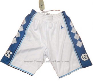 Pantaloncini North Carolina Tar Heels Bianco