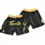 Pantaloncini Toronto Raptors Citta Just Don 2021-22 Nero