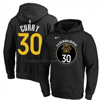 Felpa con Cappuccio Golden State Warriors Stephen Curry Citta 2022-23 Nero