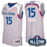 Maglia All Star 2017 Charlotte Hornets Kemba Walker #15 Grigio