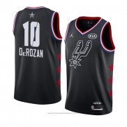 Maglia All Star 2019 San Antonio Spurs Demar Derozan #10 Nero