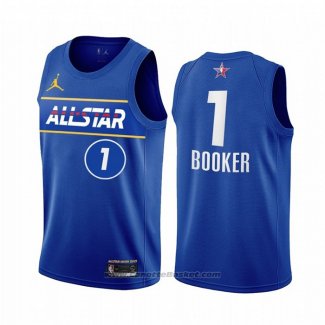 Maglia All Star 2021 Phoenix Suns Devin Booker #1 Blu