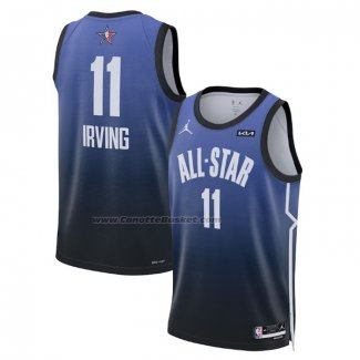 Maglia All Star 2023 Brooklyn Nets Kyrie Irving #11 Blu