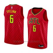 Maglia Atlanta Hawks Omari Spellman #6 Statement 2018-19 Rosso