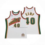 Maglia Bambino Seattle Supersonics Shawn Kemp #40 Historic Throwback Bianco