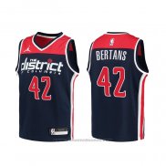 Maglia Bambino Washington Wizards Davis Bertans #42 Association 2020-21 Blu