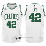 Maglia Boston Celtics David Lee #42 Bianco