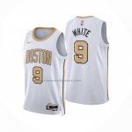 Maglia Boston Celtics Derrick White No 9 Citta 2025-26 Bianco