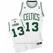 Maglia Boston Celtics James Young #13 Bianco