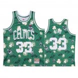 Maglia Boston Celtics Larry Bird #33 Hardwood Classics Verde