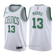 Maglia Boston Celtics Marcus Morris #13 Association 2017-18 Bianco