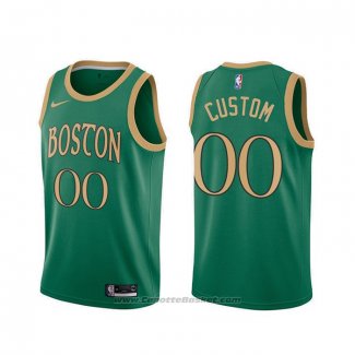 Maglia Boston Celtics Personalizzate Citta 2019-20 Verde