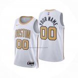 Maglia Boston Celtics Personalizzate Citta 2025-26 Bianco