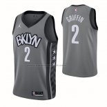 Maglia Brooklyn Nets Blake Griffin NO 2 Statement 2021 Grigio