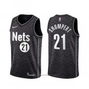 Maglia Brooklyn Nets Iman Shumpert #21 Earned 2020-21 Nero