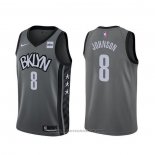 Maglia Brooklyn Nets Tyler Johnson #8 Statement 2020 Grigio