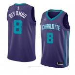 Maglia Charlotte Hornets Bismack Biyombo #8 Statement 2018 Violet