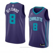 Maglia Charlotte Hornets Bismack Biyombo #8 Statement 2018 Violet