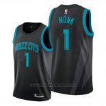 Maglia Charlotte Hornets Malik Monk #1 Citta Edition Nero