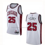 Maglia Chicago Bulls Dalen Terry #25 Citta 2022-23 Bianco