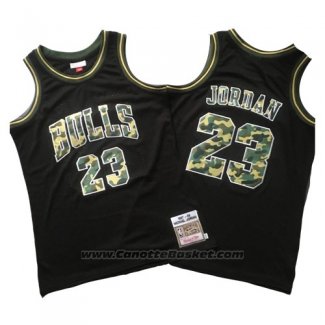 Maglia Chicago Bulls Michael Jordan #23 Hardwood Nero