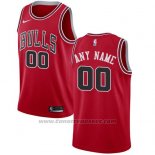 Maglia Chicago Bulls Nike Personalizzate 17-18 Rosso