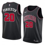 Maglia Chicago Bulls Quincy Pondexter #20 Statement 2018 Nero