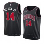 Maglia Chicago Bulls Wayne Selden Jr. #14 Statement 2018 Nero