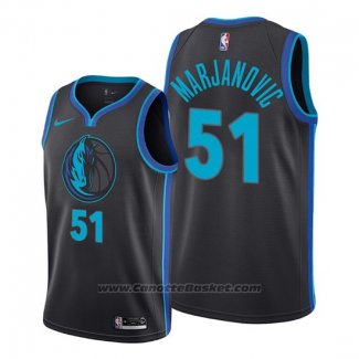 Maglia Dallas Mavericks Boban Marjanovic #51 Citta Nero