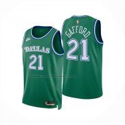 Maglia Dallas Mavericks Daniel Gafford No 21 Classic 2025-26 Verde