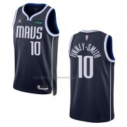 Maglia Dallas Mavericks Dorian Finney-smith #10 Statement 2022-23 Blu