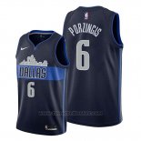 Maglia Dallas Mavericks Kristaps Porzingis #6 Statement Blu