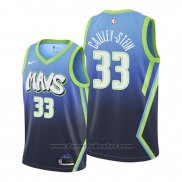 Maglia Dallas Mavericks Willie Cauley-Stein #33 Citta 2020 Blu