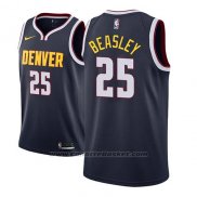 Maglia Denver Nuggets Malik Beasley #25 Icon 2018-19 Blu