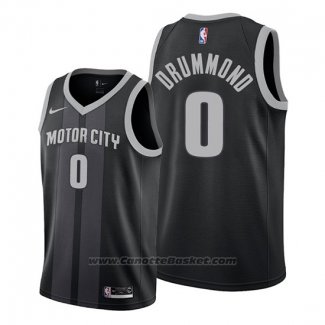 Maglia Detroit Pistons Andre Drummond #0 Citta Edition Nero